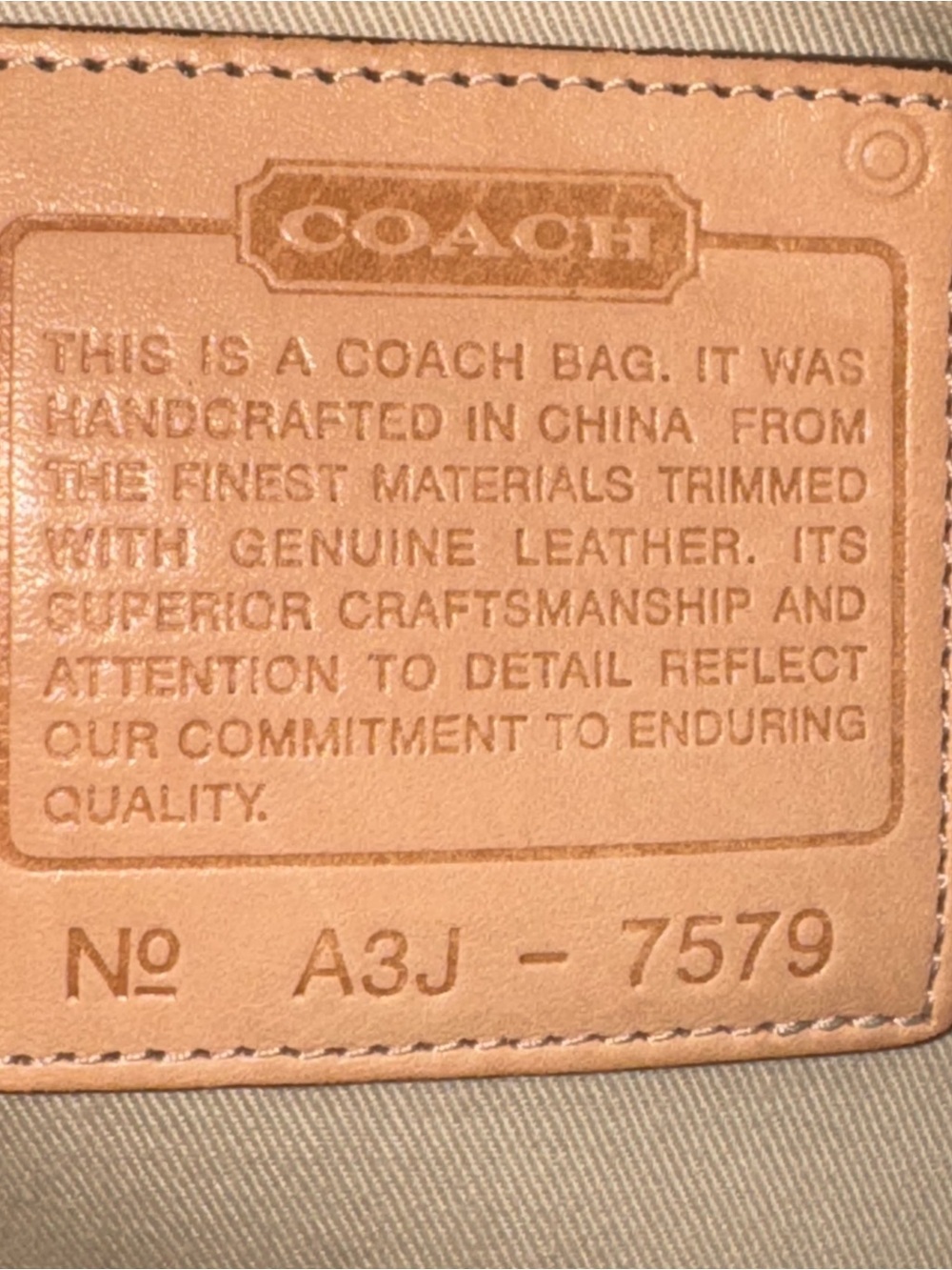 Coach Rare Vintage Hampton Satchel Plaid Handbag Purse Bag Tote A3J-7579 - Picture 10 of 11